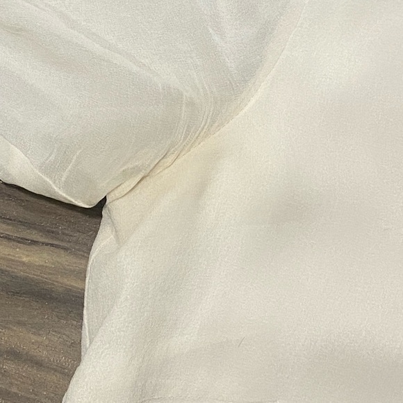 Laura Ashley Ivory Ruffle Long Sleeve Blouse - Picture 4 of 5